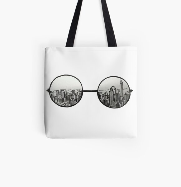 la vista Bolsa estampada de tela