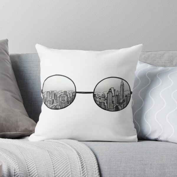 the view Throw Pillow