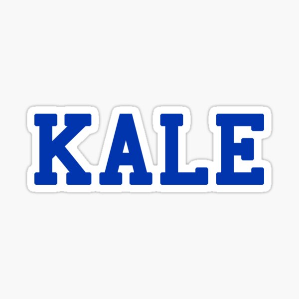 KALE (blue lettering) Sticker