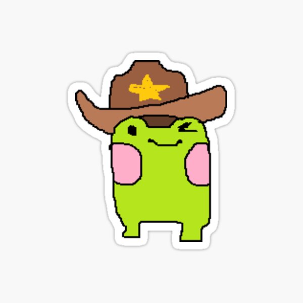 Yeehaw frog! Sticker