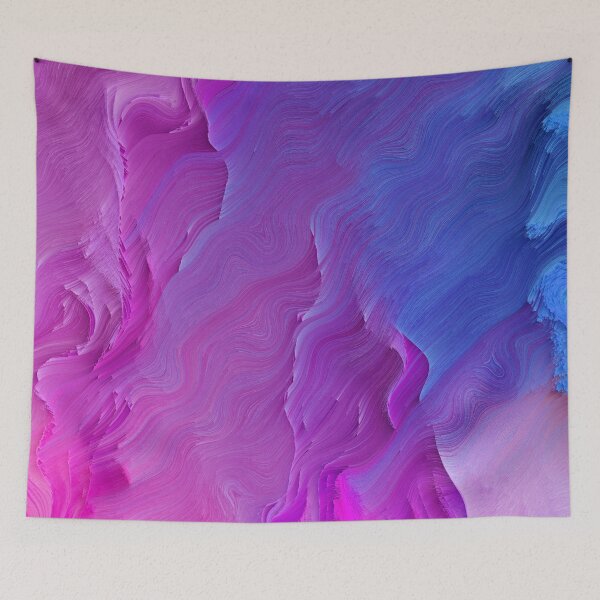Item preview, Distorted Glitch Waves - Glitch Art Print designed and sold by burning.