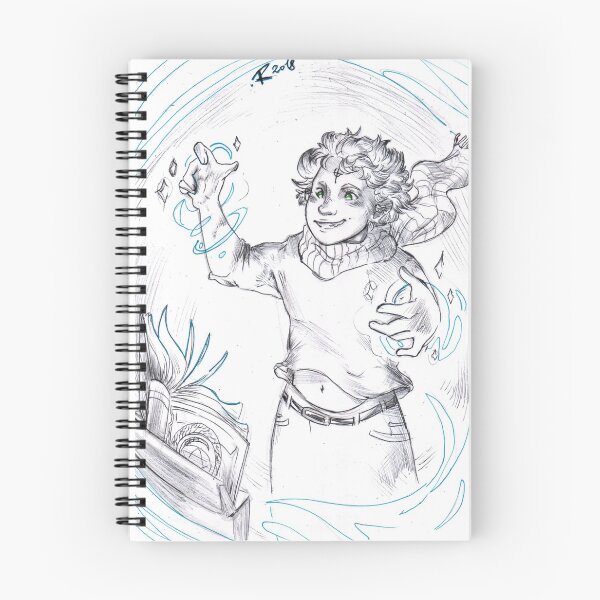 Item preview, Inktober2018 - Spellbook designed and sold by Furiarossa.