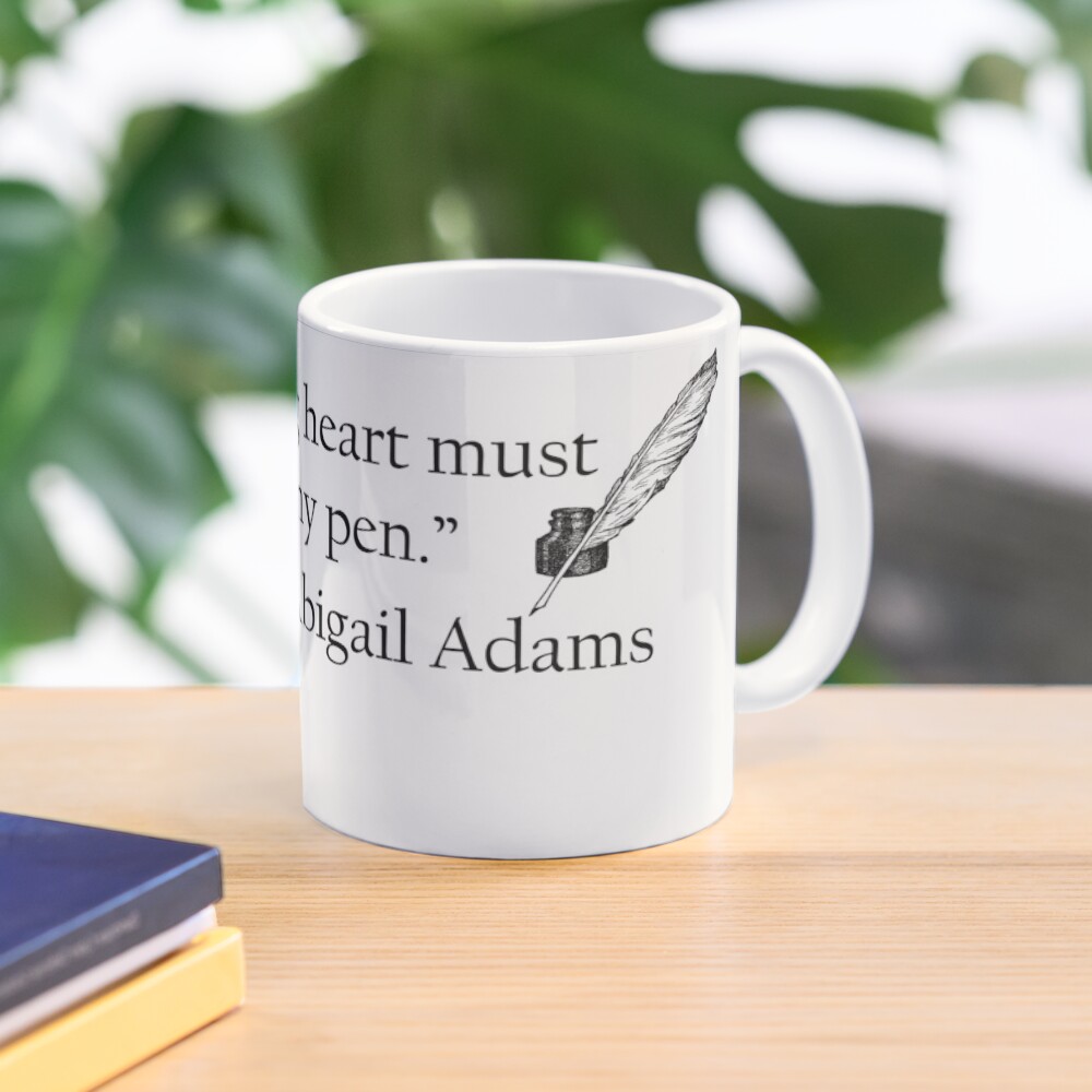 Abigail Adams Quill Quotable Mug