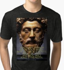 Marcus Aurelius Quote 4 Tri-blend T-Shirt