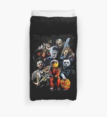 Horror movie characters Duvet Cover