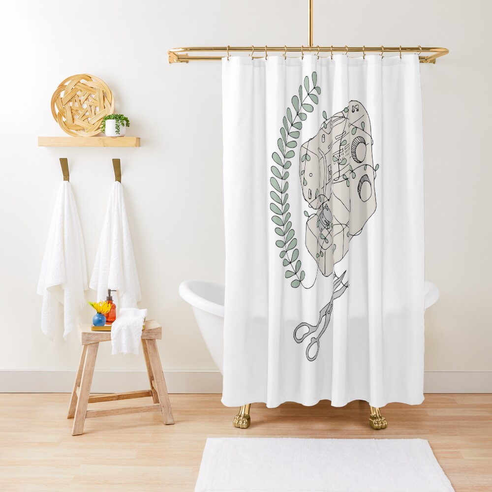 The Sewing Machine Escape Shower Curtain