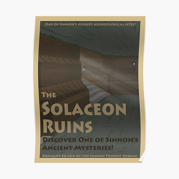 Solaceon Ruins Poster Poster
