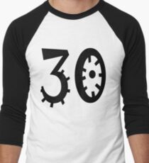NUMBER 30---------30 Men's Baseball ¾ T-Shirt