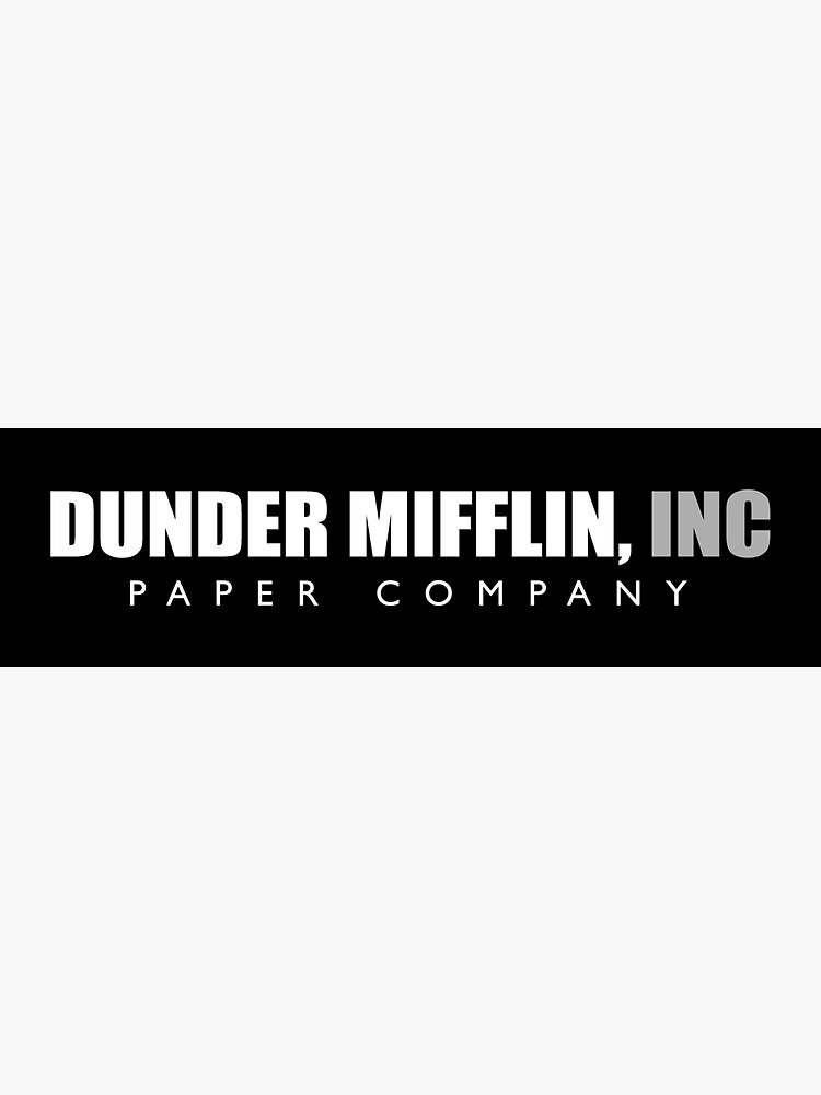 Dunder Mifflin Inc Paper Company Office Logo - The Office