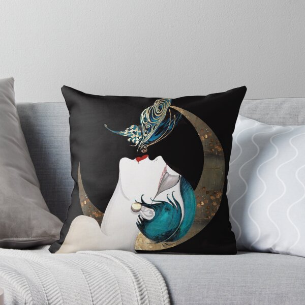 Item preview, Butterfly Kiss French Art Deco Flapper Woman Remix designed and sold by Glimmersmith.