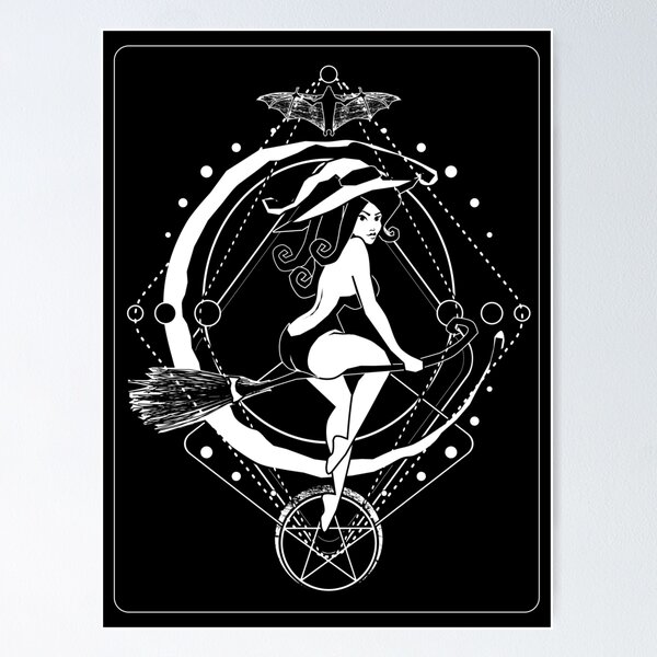 Item preview, Pin-up witch gone hexin' designed and sold by VonKowen.
