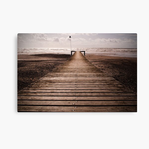 Seascale Walkway Canvas Print