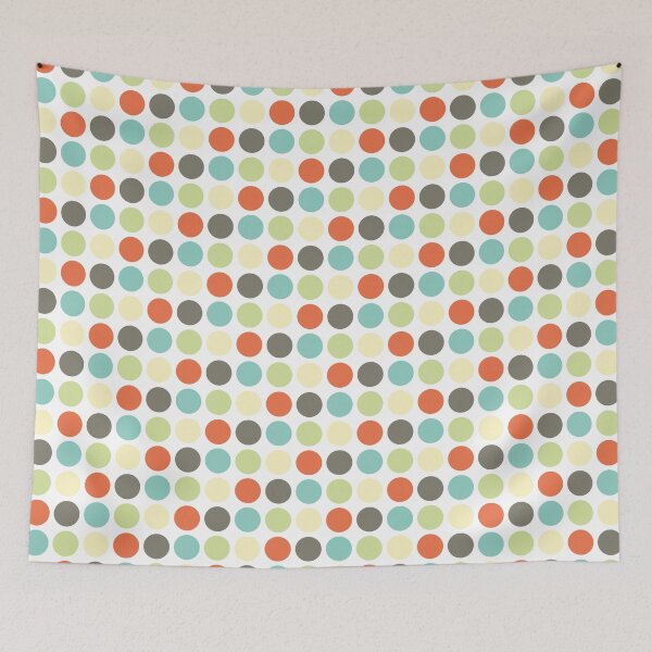 Item preview, Colorful Repeating Dots Pattern designed and sold by lotusland.