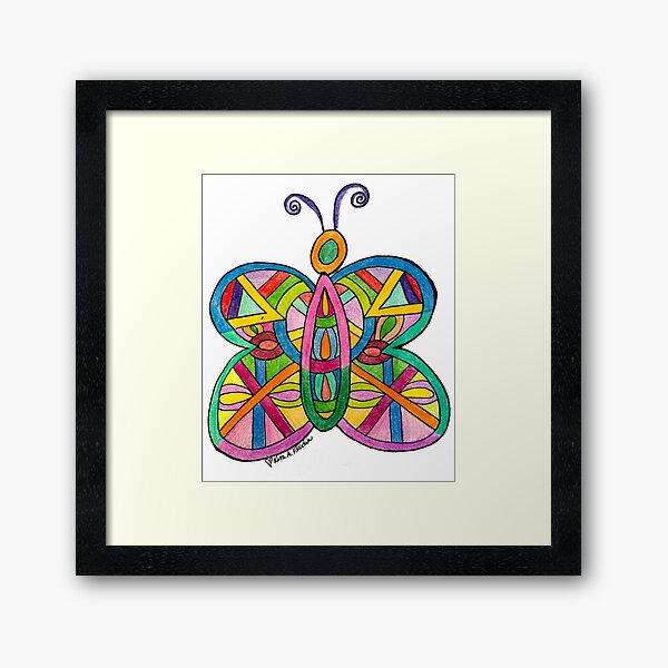 A Butterfly for Lisa Framed Art Print