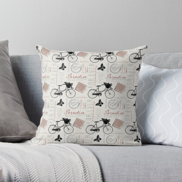 It's just around the corner Throw Pillow