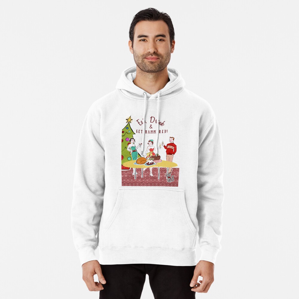 Aperçu de l'œuvre Sweat à capuche épais créée et vendue par MerryMakewell.