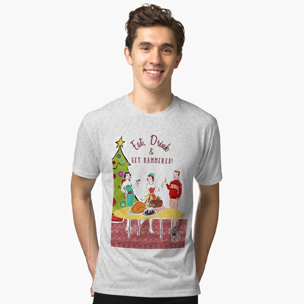 Aperçu de l'œuvre T-shirt chiné créée et vendue par MerryMakewell.
