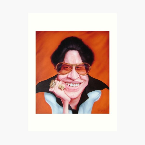 Hector Lavoe Caricature Art Print