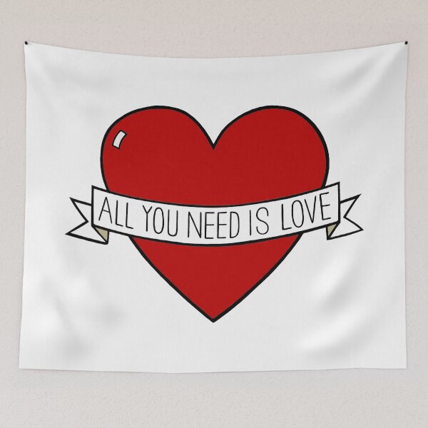 Item preview, All You Need is Love designed and sold by BaconPancakes21.