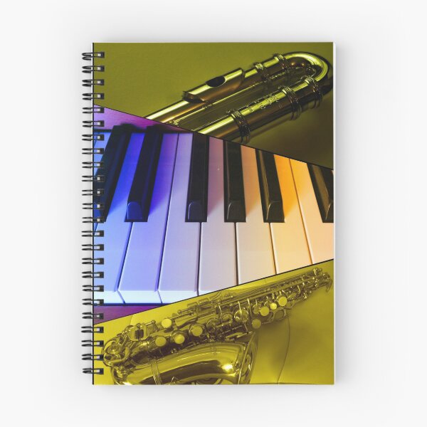 Item preview, Flute, Sax and Keyboard Collage designed and sold by SunriseRose.