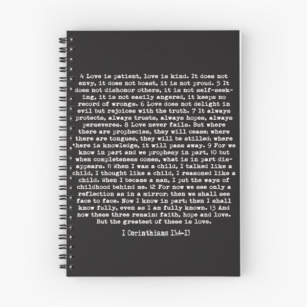 Item preview, LOVE IS 1 Corinthians 13:4-13 designed and sold by Run.Breathe.Create.