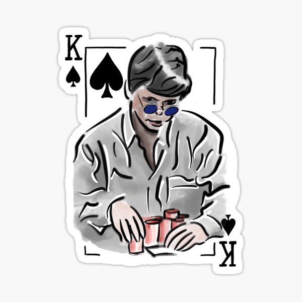 Stu Ungar Poker Sticker