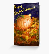 Pumpkin Season Greeting Card
