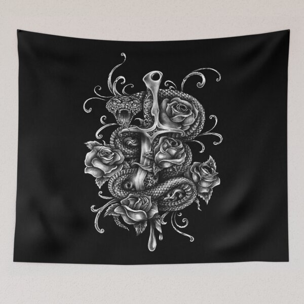 Item preview, Dagger And Snake Graphic designed and sold by FlashFireTees.