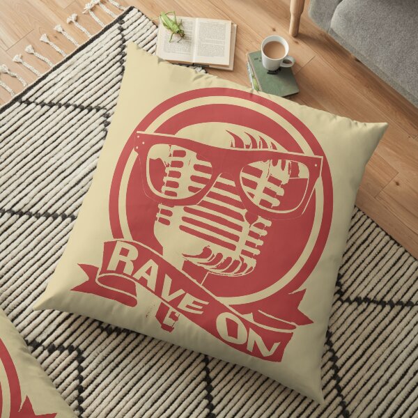 Rockabilly Floor Pillow