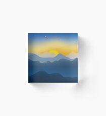 Sunrise Acrylic Block