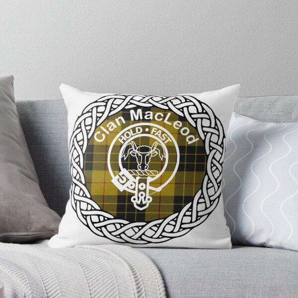 Item preview, MacLeod Scottish Clan surname last name tartan crest badge designed and sold by BagTown Clans.