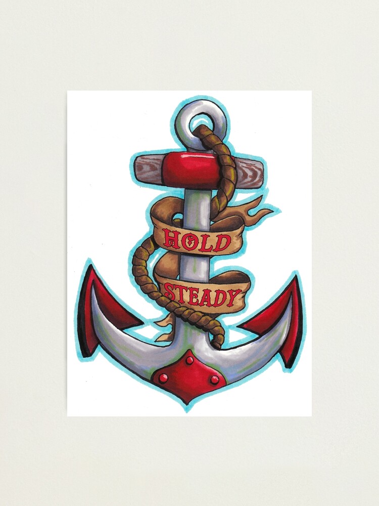Anchor Tattoo Photographic Print for Sale by Brownbag