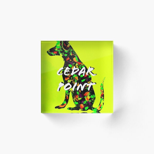 Cedar Point NC Acrylic Block