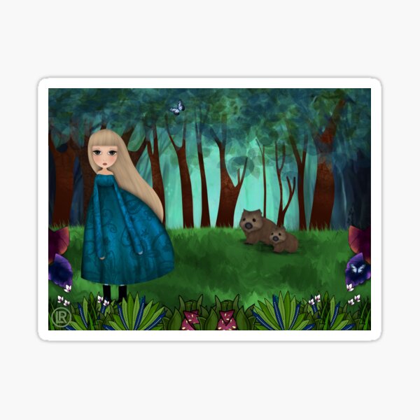Wombat Glade Sticker