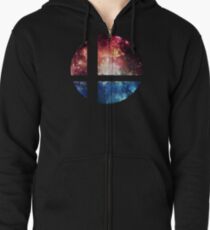 Super Space Bros. || SSB logo Zipped Hoodie