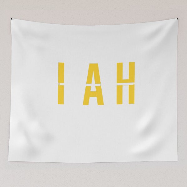 Item preview, IAH - Houston - Texas - Airport Code Souvenir or Gift Design  designed and sold by Theodore Cory.