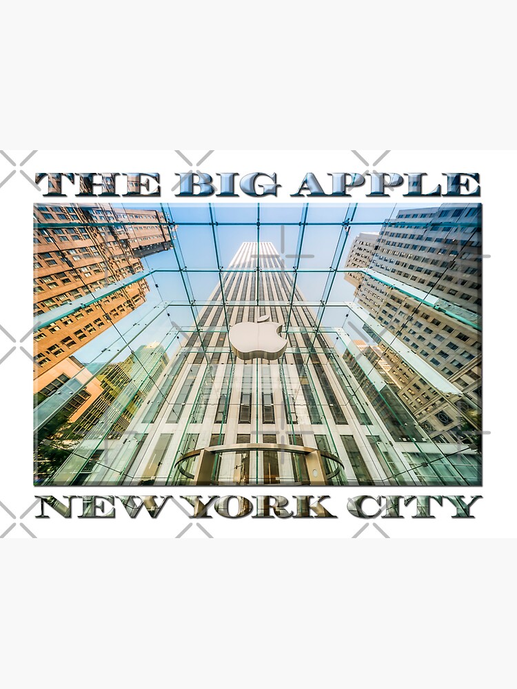 Big Apple in the Big Apple (poster on white) by RayW