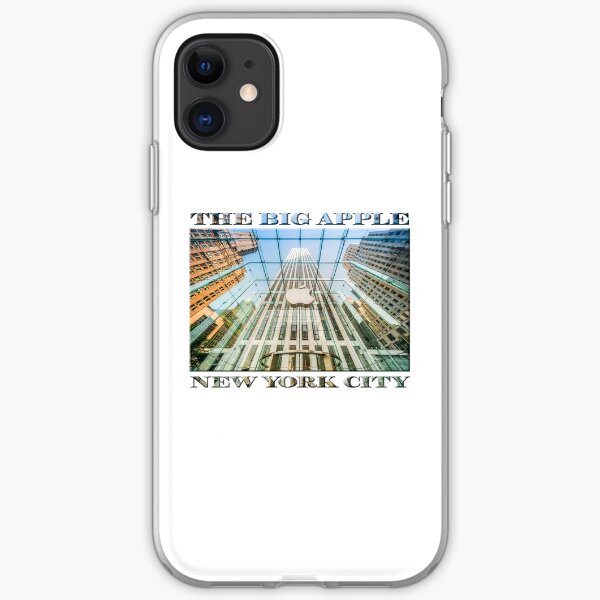 Big Apple in the Big Apple (poster on white) iPhone Soft Case