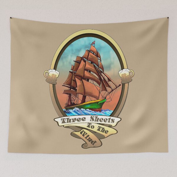 Item preview, Three Sheets To The Wind (Sailing Ships and Beer) designed and sold by Brownbag.
