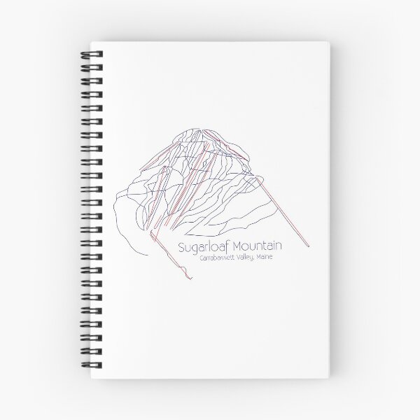 Item preview, Sugarloaf Trail Map Blue designed and sold by ChasingGnarnia.