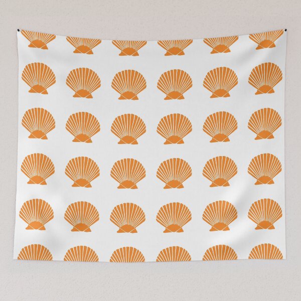 Item preview, Orange Seashell designed and sold by Cool Fun  Awesome Time.