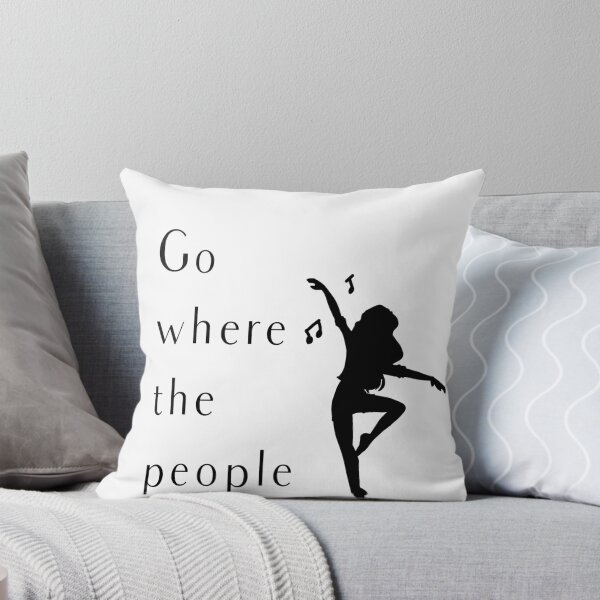 Item preview, Dance Shirt Go Where The People Dance designed and sold by Swigalicious.