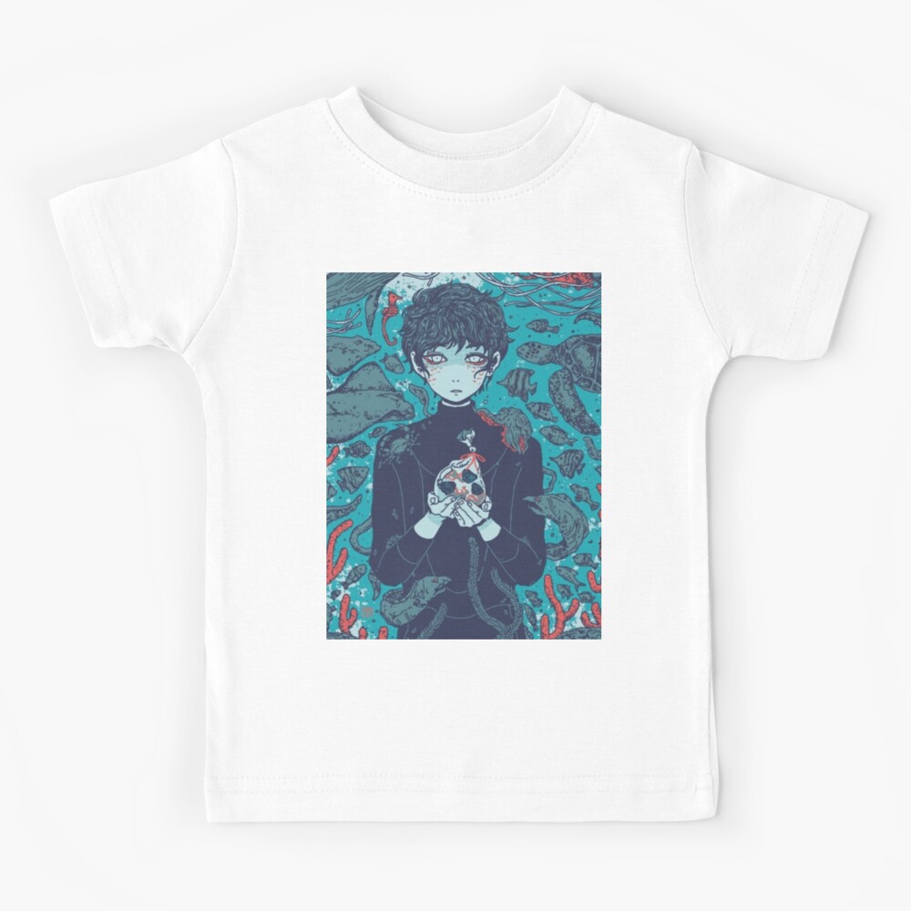 Omocat Fish Boy Kids T Shirt By Yuu Redbubble - mii shirt roblox
