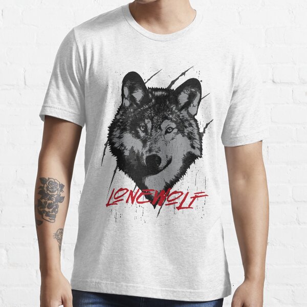"Lone Wolf" Tshirt for Sale by TazClothing Redbubble lone wolf t