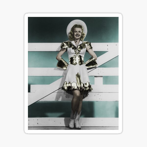 “Dale Evans” Sticker for Sale by princessbunhead | Redbubble