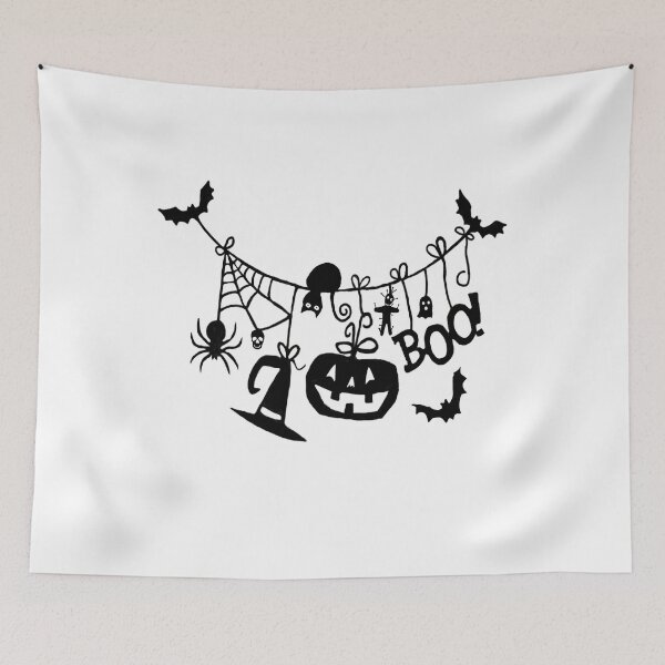 Item preview, Boo Trick or Treat Halloween Bats, Pumpkins designed and sold by Swigalicious.
