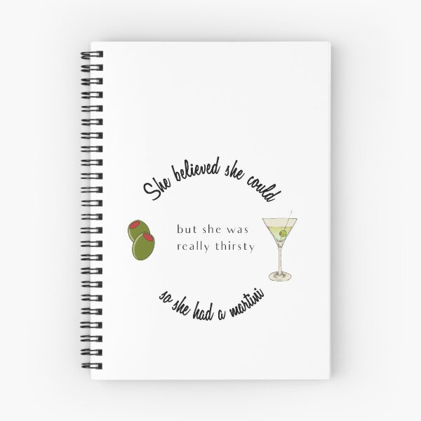 Item preview, She believed She Could So She Had a Martini designed and sold by Swigalicious.