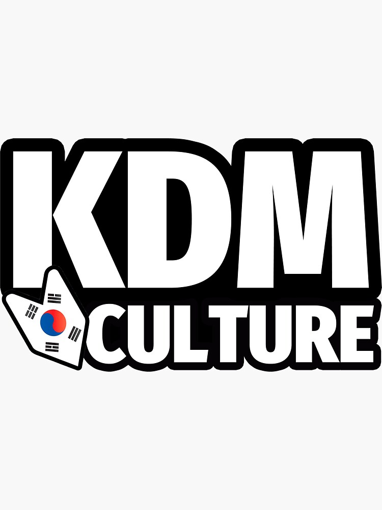 Kdm Culture Sticker - Unique Vinyl Decal for Laptops, Hydro Flasks, and Cars