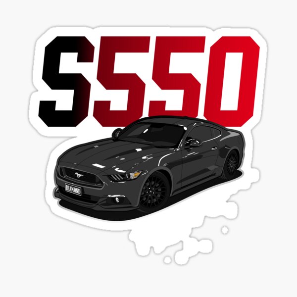 Ford Mustang S550 American Muscle Sticker By Asvpdiamond Redbubble