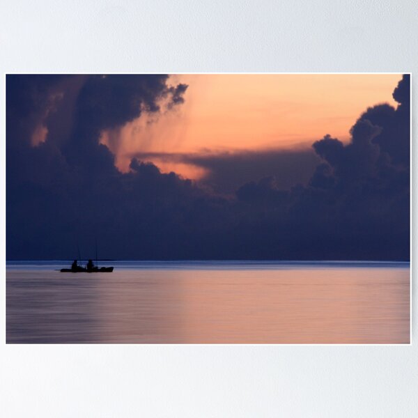 Item preview, Fishing At Sunset designed and sold by Globalphotos.